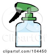 Royalty Free RF Clipart Illustration Of A Gardening Spritzer Bottle by Hit Toon