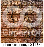 Poster, Art Print Of Grungy Brick Cobblestone Texture Background