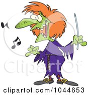 Poster, Art Print Of Cartoon Witchy Music Teacher