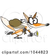 Poster, Art Print Of Cartoon Robbing Fox