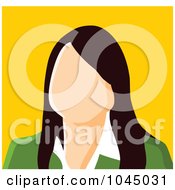 Poster, Art Print Of Faceless Businesswoman Avatar - 1