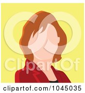 Poster, Art Print Of Faceless Businesswoman Avatar - 3