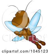 Poster, Art Print Of Brown Bug Flying