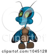 Poster, Art Print Of Blue Bug