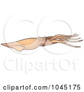 Royalty Free RF Clip Art Illustration Of A Sleeve Fish 4 by dero