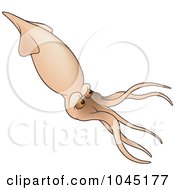 Royalty Free RF Clip Art Illustration Of A Sleeve Fish 3