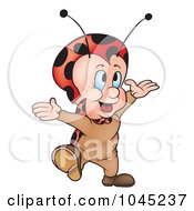 Poster, Art Print Of Happy Ladybug