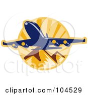 Plane Over Mountains Logo