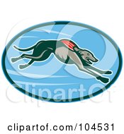 Poster, Art Print Of Running Greyhound Logo