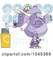 Poster, Art Print Of Cartoon Elephant In A China Shop