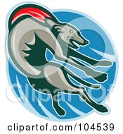 Jumping Greyhound Logo