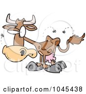 Poster, Art Print Of Cartoon Stinky Cow