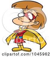 Poster, Art Print Of Cartoon Super Girl