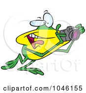 Poster, Art Print Of Cartoon Happy Photography Frog