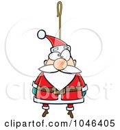 Poster, Art Print Of Cartoon Santa Ornament