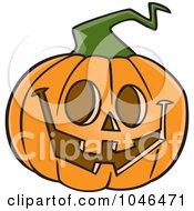 Poster, Art Print Of Cartoon Happy Jackolantern