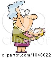 Poster, Art Print Of Cartoon Proud Granny