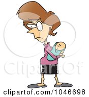 Poster, Art Print Of Cartoon Protective Mother