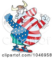 Poster, Art Print Of Cartoon Proud American