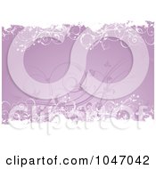 Royalty Free RF Clip Art Illustration Of A Ink Floral Grunge Valentine Background