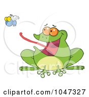 Poster, Art Print Of Frog Catching A Fly