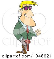 Poster, Art Print Of Cartoon Hunky Businessman