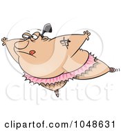 Cartoon Sumo Ballerina
