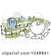 Poster, Art Print Of Moodie Character Whistling Past A Graveyard
