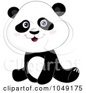 Poster, Art Print Of Sitting Panda