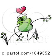 Poster, Art Print Of Valentine Frog In Love - 10