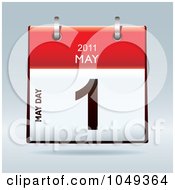 3d May Day May 1 Flip Desk Calendar