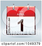 Poster, Art Print Of 3d April Fools Day Flip Desk Calendar