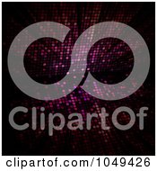 Royalty Free RF Clip Art Illustration Of A Purple Mosaic Burst Background