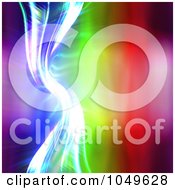 Royalty Free RF Clip Art Illustration Of A Glowing Fractal Design