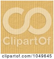 Royalty Free RF Clip Art Illustration Of A Corrugated Cardboard Texture With Creases And Wrinkles by Arena Creative