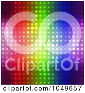 Royalty Free RF Clip Art Illustration Of A Seamless Colorful Halftone Background