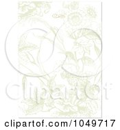 Poster, Art Print Of Faded Floral Invitation Background - 2