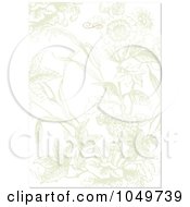 Poster, Art Print Of Faded Floral Invitation Background - 1