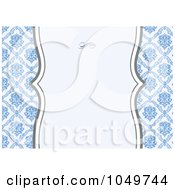 Poster, Art Print Of Blue Floral Pattern Invitation Design Background - 3