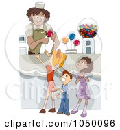 Poster, Art Print Of Diverse Kids In A Candy Shop