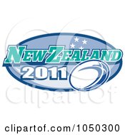 Poster, Art Print Of Rugby New Zealand 2011 Oval