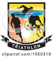 Poster, Art Print Of Triathlon Shield