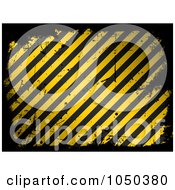 Grungy Yellow And Black Hazard Stripes Background