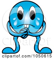 Crying Blue Creature
