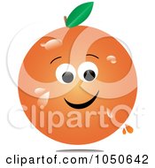 Poster, Art Print Of Juicy Orange Character