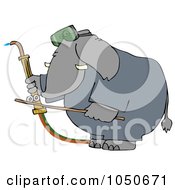 Poster, Art Print Of Welding Elephant