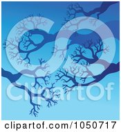 Poster, Art Print Of Background Of Bare Tree Branches