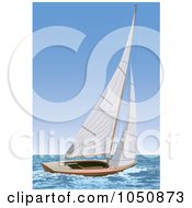 Poster, Art Print Of Sailboat At Sea