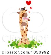 Poster, Art Print Of Giraffe Couple - 2