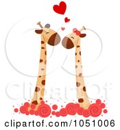 Poster, Art Print Of Giraffe Couple - 3